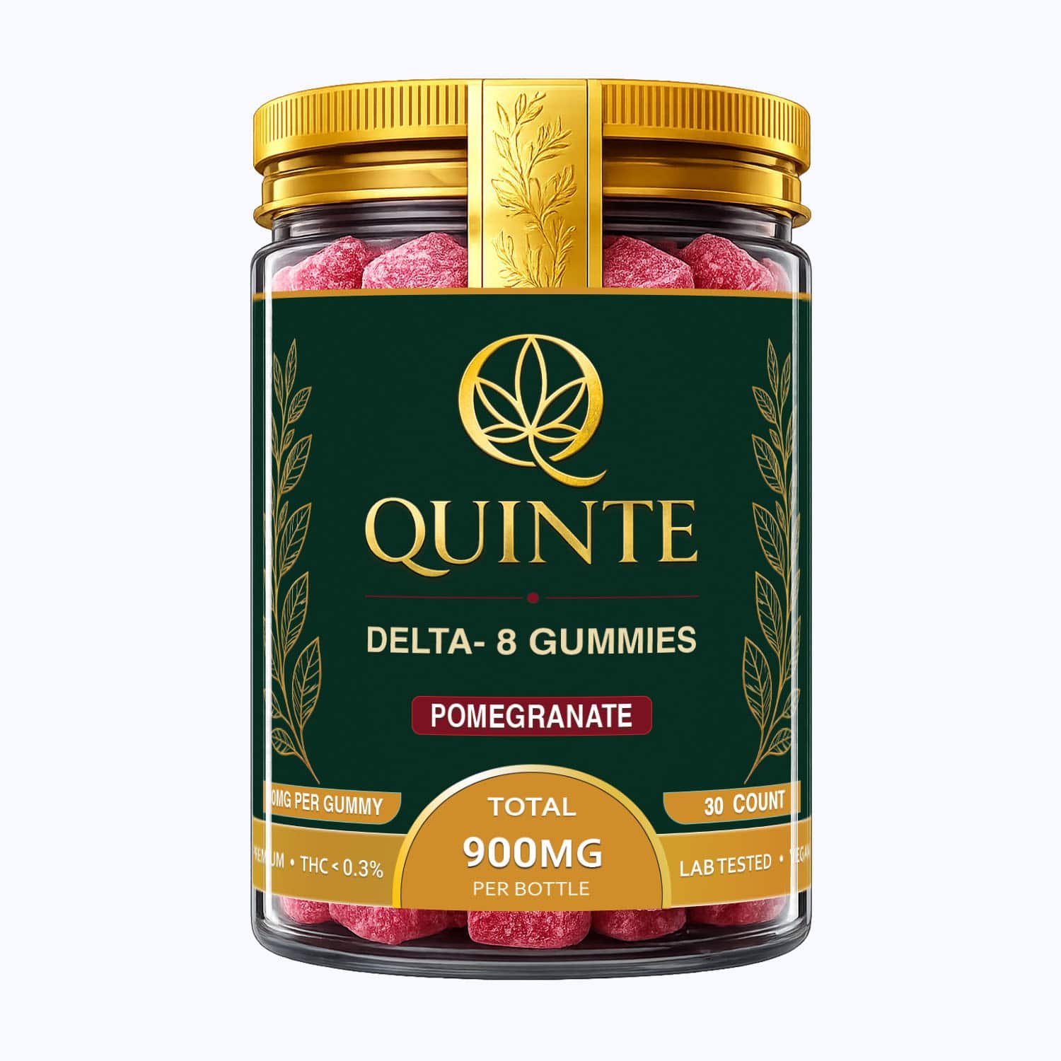 Delta-8 Pomegranate Gummies 30mg 1 Delta-8 Pomegranate Gummies 30mg