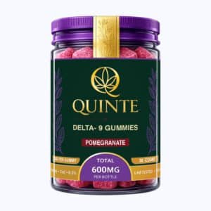 Delta-9 Pomegranate Gummies 20mg