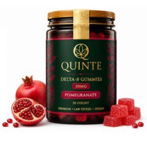 Delta-8 Pomegranate Gummies 30mg