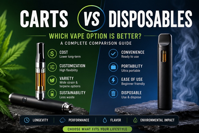 Carts vs Disposables: Which Vape Option Is Better in 2026?