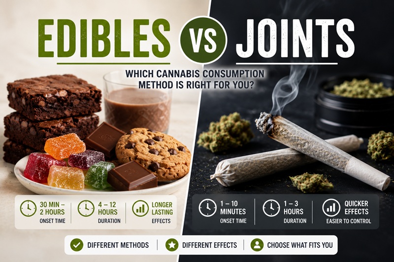 Edibles vs Joints: Which Cannabis Consumption Method Is Right for You?