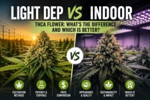 light dep vs indore thca flower
