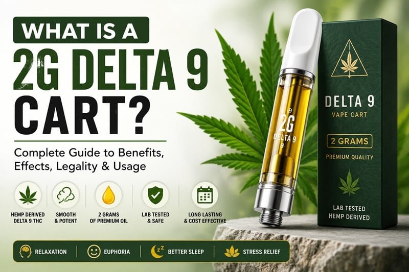 What Is a 2g Delta 9 Cart? Complete Guide to Benefits, Effects, Legality & Usage